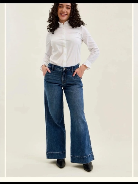 Judy Blue Denim - Judy Blue Lux Retro Wide Trouser Jeans size 9/29